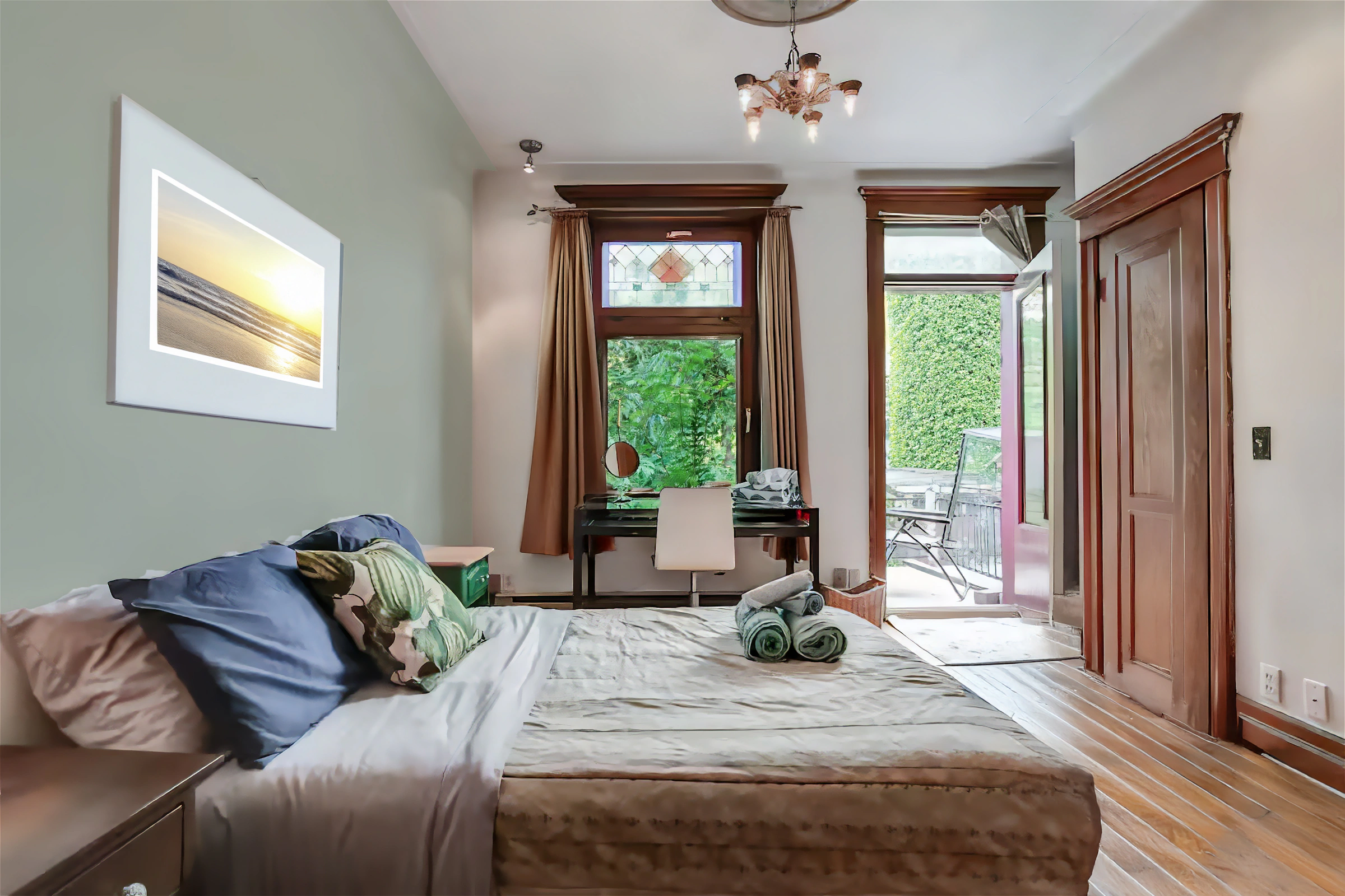 A welcoming guest room